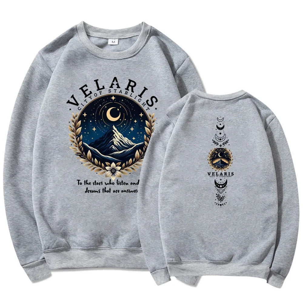 Velaris City of Starlight Sweatshirt ACOTAR Hoodie The Night Court Sweatshirt Women Graphic Hoodies Vintage SJM Merch Pullover