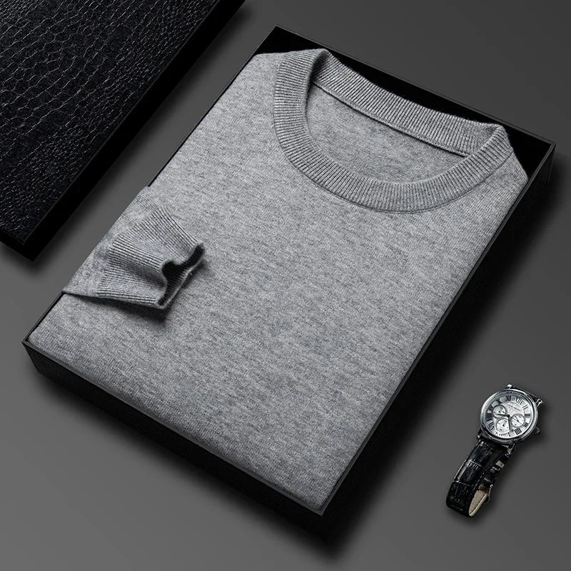 Men's Casual Sweater - Knitted Pullover With Diamond Pattern | Autumn Winter Wear