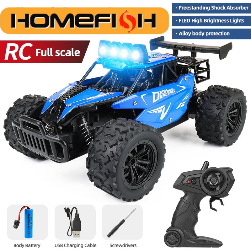 116 Alloy Remote Control Car - High-Speed Off-Road Big Foot Vehicle - ZOOMNSTORE