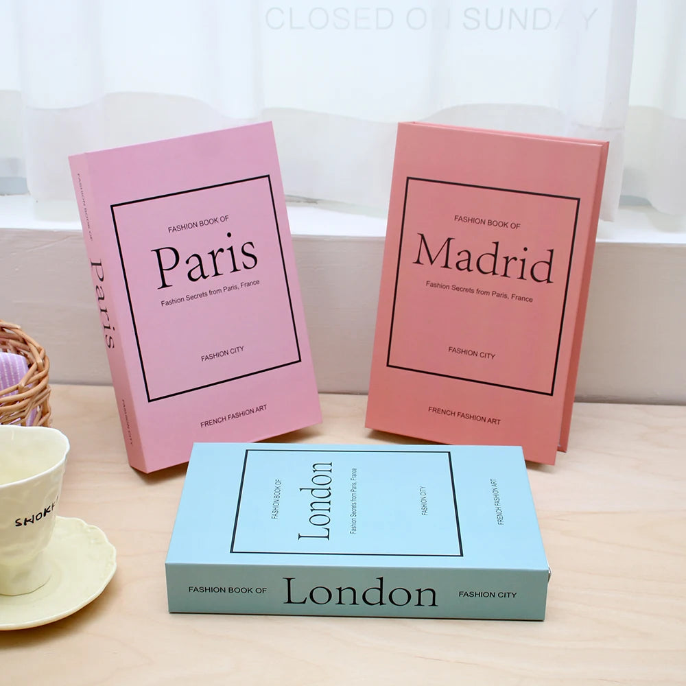 3Pcs Decorative Fake Books - Living Room Coffee Table Ornaments