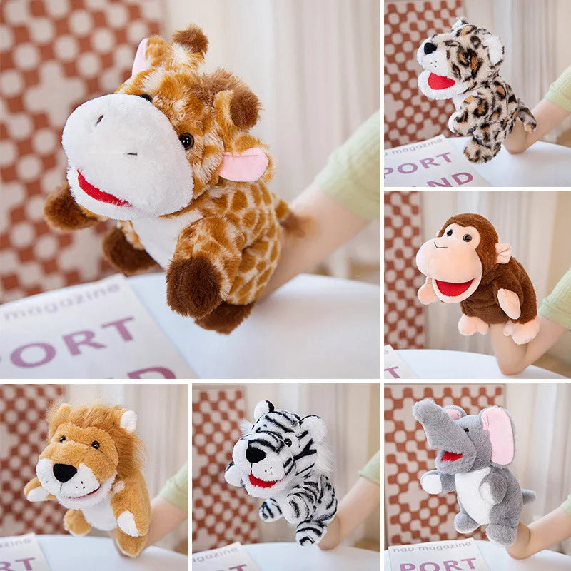 Kawaii Stuffed Plush Animal Puppets - Educational Baby Toys for Kids - ZOOMNSTORE