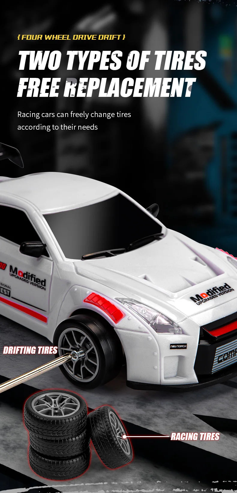 4WD RC Monster Truck - High-Speed Remote Control Racing Car for Kids - ZOOMNSTORE