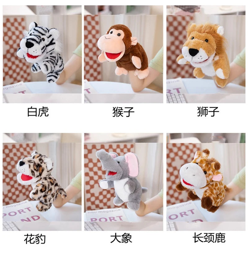 Stuffed Plush Animal Puppets - 30 Cute Educational Toys for Kids - ZOOMNSTORE