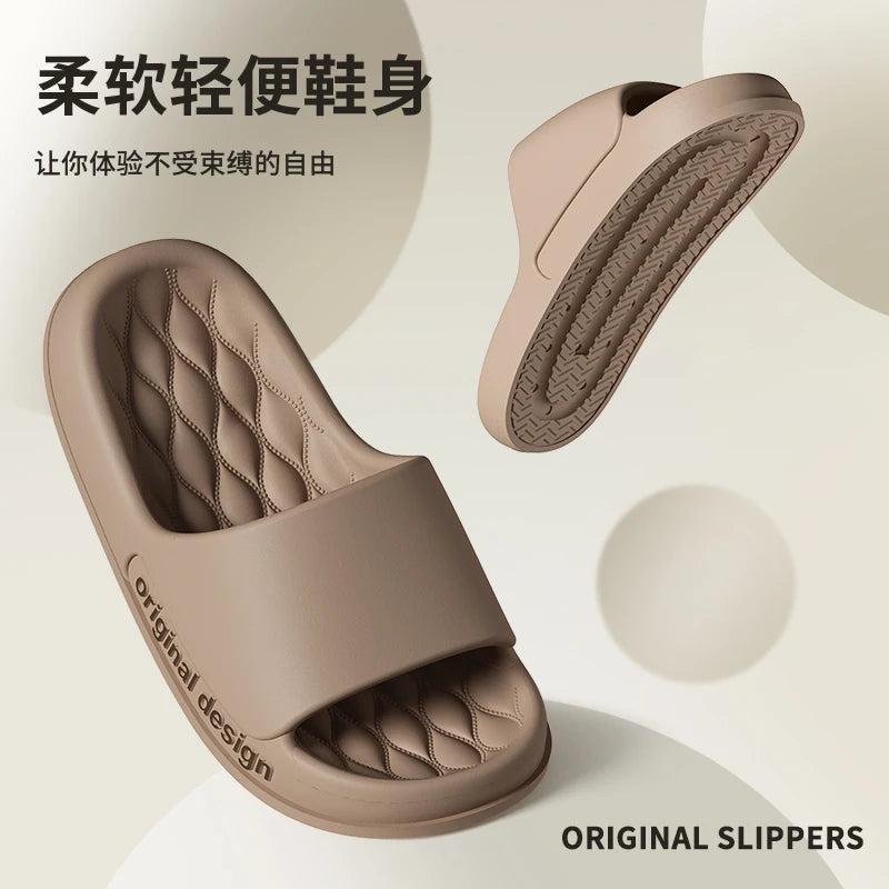 Mens Summer Cloud Sandals - Soft Non-Slip Slippers for Indoor Outdoor Use - ZOOMNSTORE