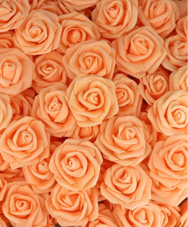 Artificial Foam Rose Flowers - PE Fake Floral Decor for Home Weddings Holidays