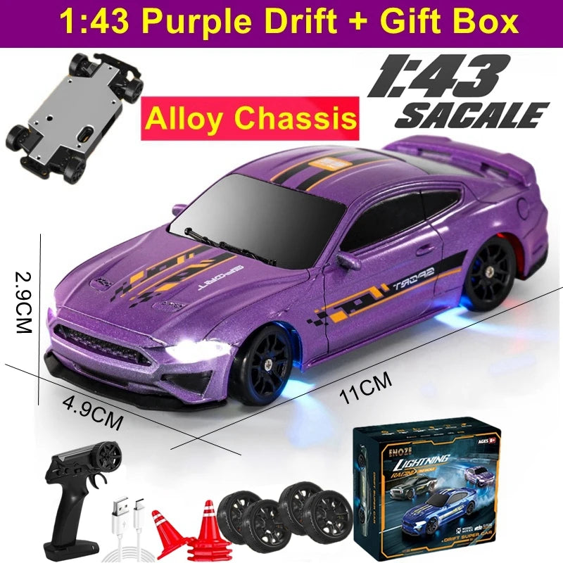 164 4WD Drift RC Car - High Speed Remote Control Mini Racing Model