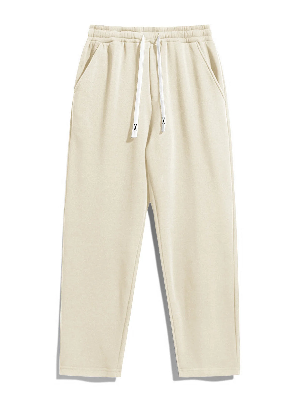 5-Piece Set Paired with Men's Casual Sports Pants, Windproof, Comfortable, Breathable Drawstring Waist Straight Leg Jogging Pants, Suitable for Outdoor Hiking, Tourism, Mountaineering, Gatherings and Other Activities.