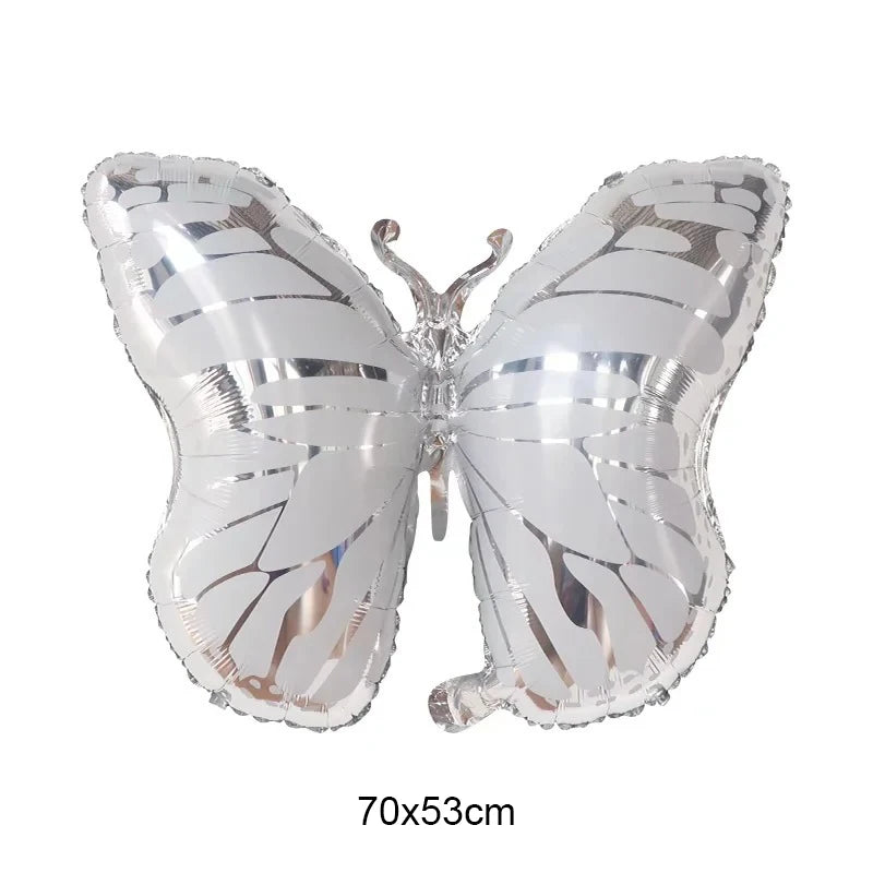 Butterfly Foil Balloons - Large Aluminum Helium Party Balloon Decorations