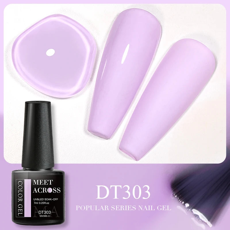 Pink Dried Flower Gel Nail Polish - Natural Flower Fairy Art Soak Off UVLED Varnish