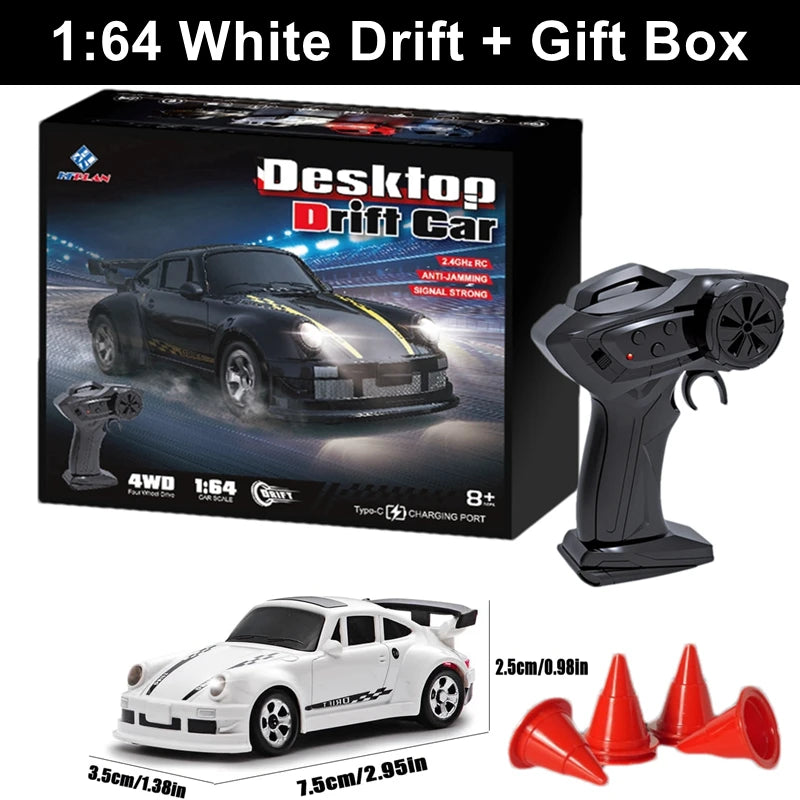 164 4WD Drift RC Car - High Speed Remote Control Mini Racing Model