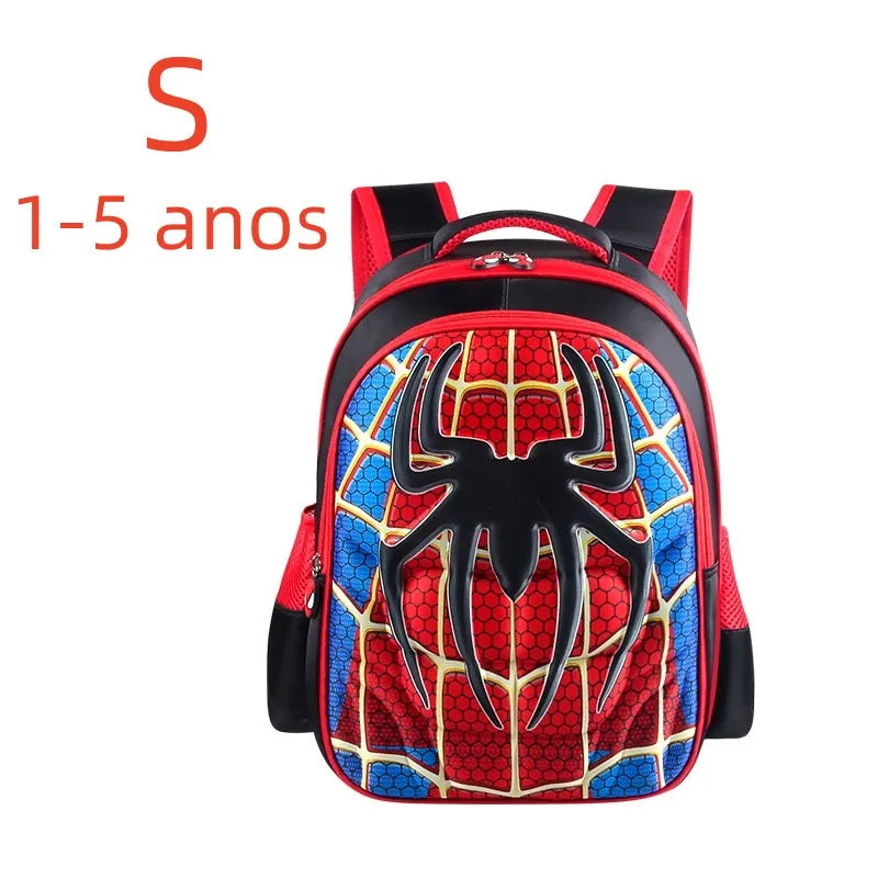 3D Kids Backpack - Durable Spider King Design - ZOOMNSTORE