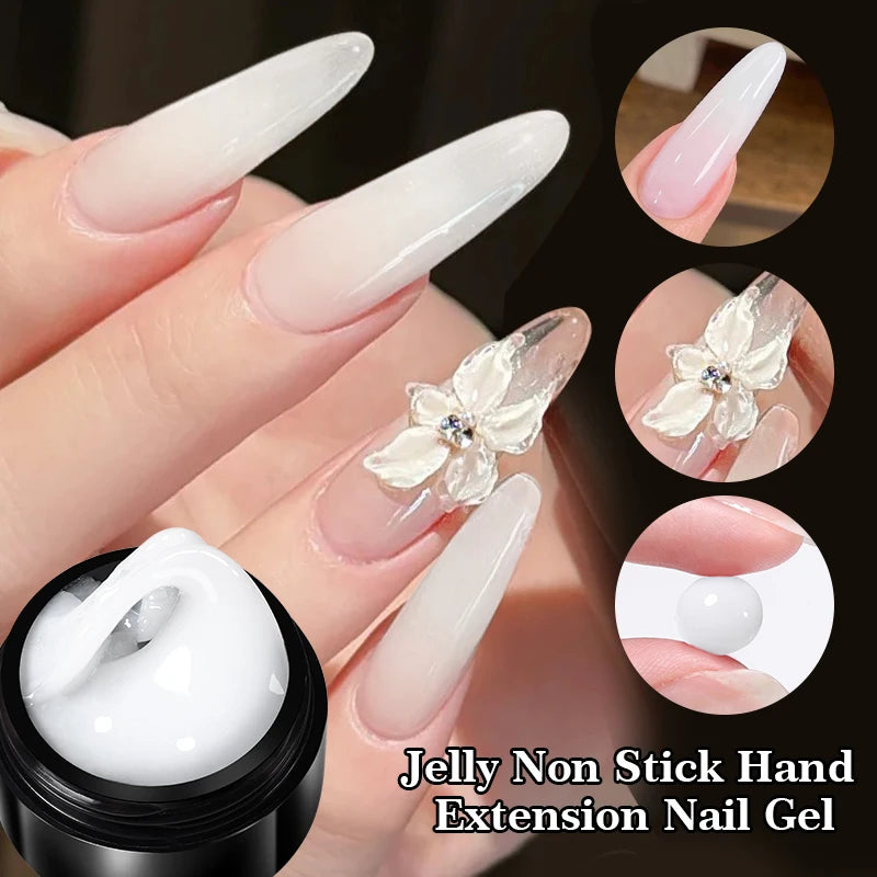 Clear Extension Nail Gel β Solid Hard Gel for 3D Nail Sculpting | Non Stick, Long Lasting