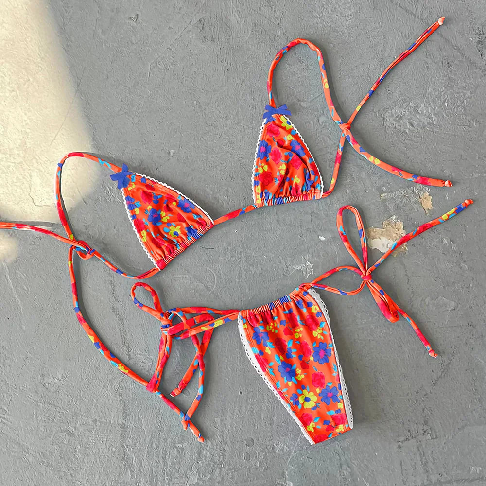 Micro Bikini Set - Sexy Push Up Brazilian Swimwear for Women - ZOOMNSTORE