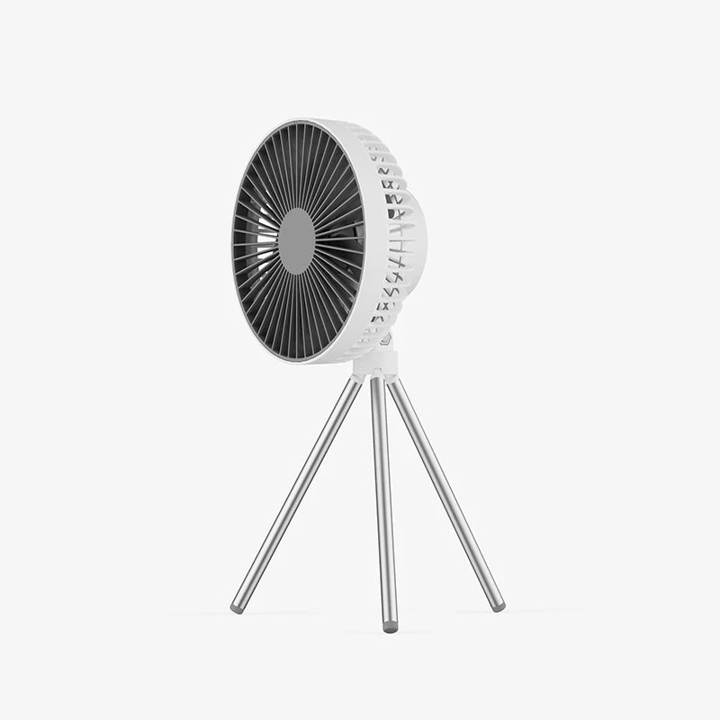 HOMEFISH Portable Rechargeable Camping Fan 4000mAh 10000mAh Wireless Ceiling Desktop Fan with Power Bank LED Light
