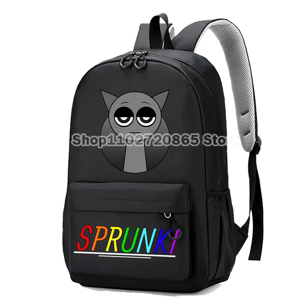 Anime Cartoon School Backpack - Waterproof Oxford Cloth Bookbag for Kids - ZOOMNSTORE