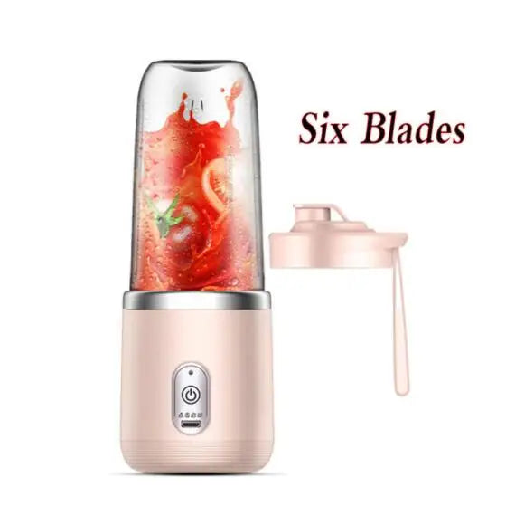 Portable Electric Juicer Blender - Multi Fruit Mixer Milkshake Maker