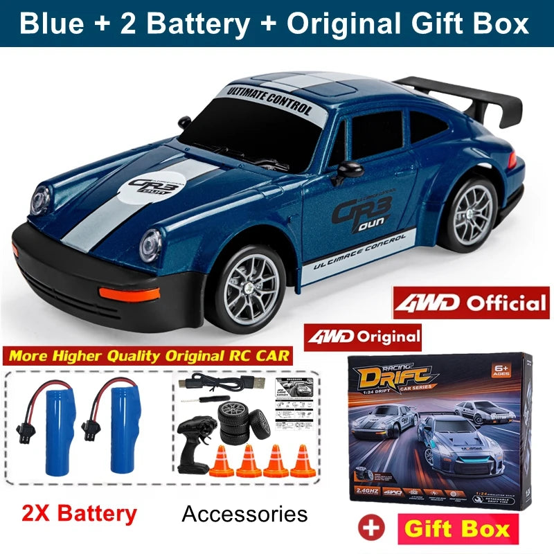 4WD RC Monster Truck - High-Speed Remote Control Racing Car for Kids