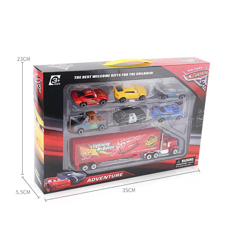 Pixar Cars 155 Diecast Car Set - Lightning McQueen Jackson Storm Toys for Kids - ZOOMNSTORE