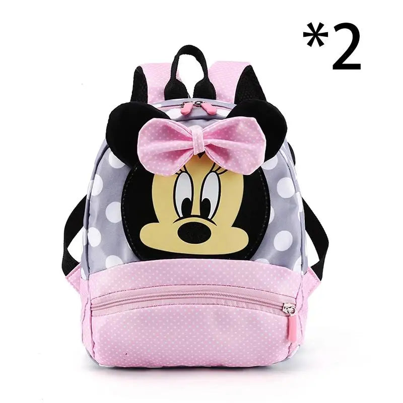 Minnie Mouse Backpack - Kawaii Pink Schoolbag for Kids - ZOOMNSTORE