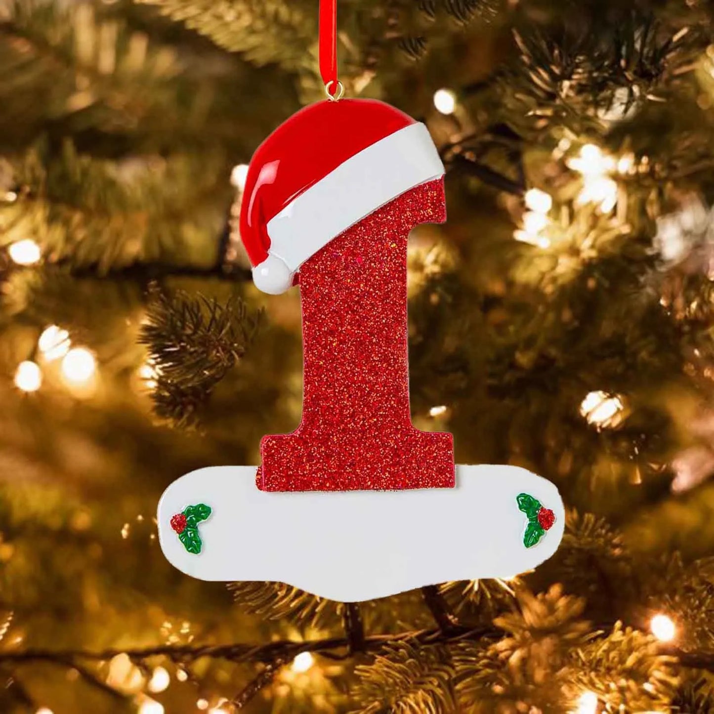 Acrylic Christmas Letter Pendant - DIY Holiday Tree Decoration 26 Letters Ornament