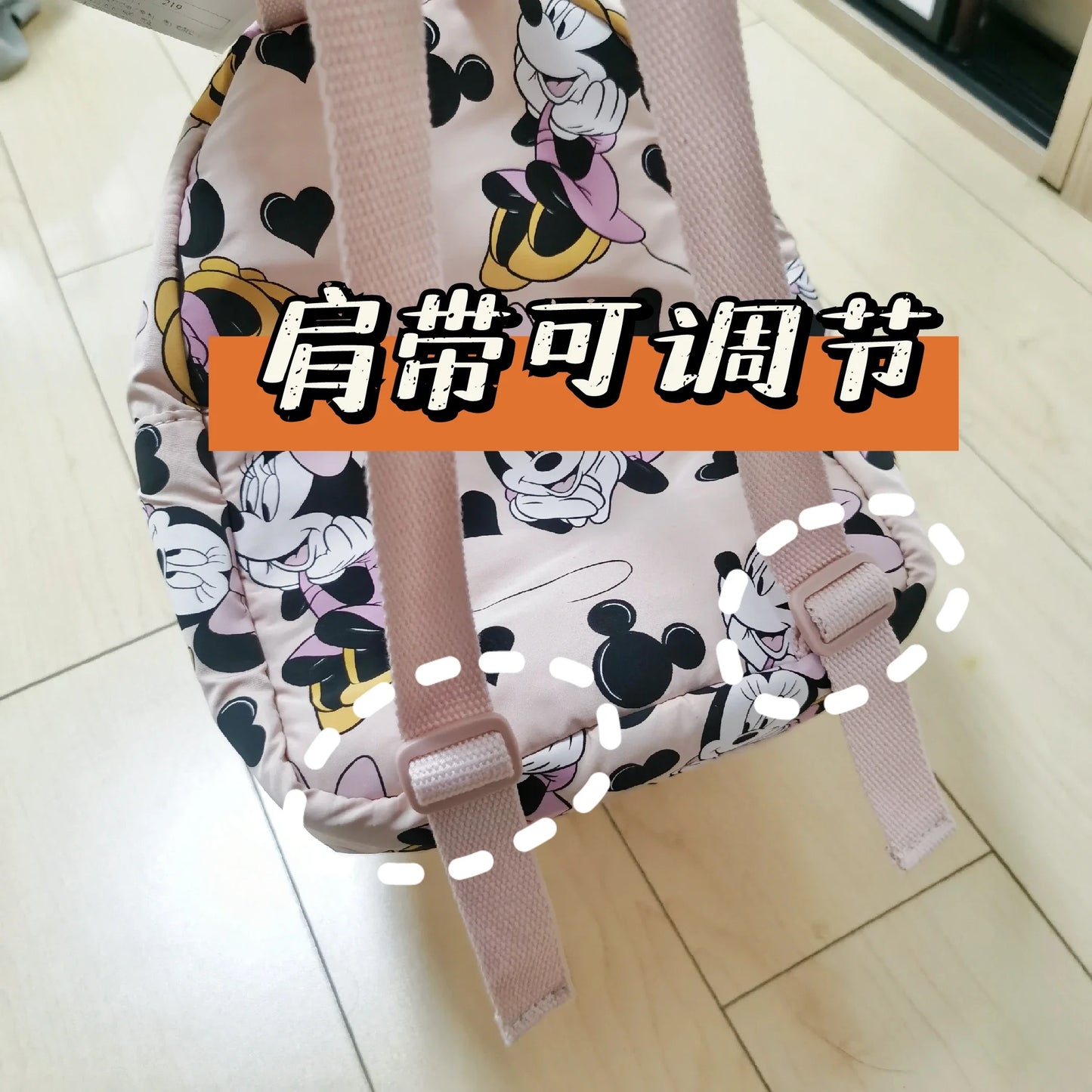 Disney Minnie Girls Backpack - High Quality Large Capacity School Bag - ZOOMNSTORE
