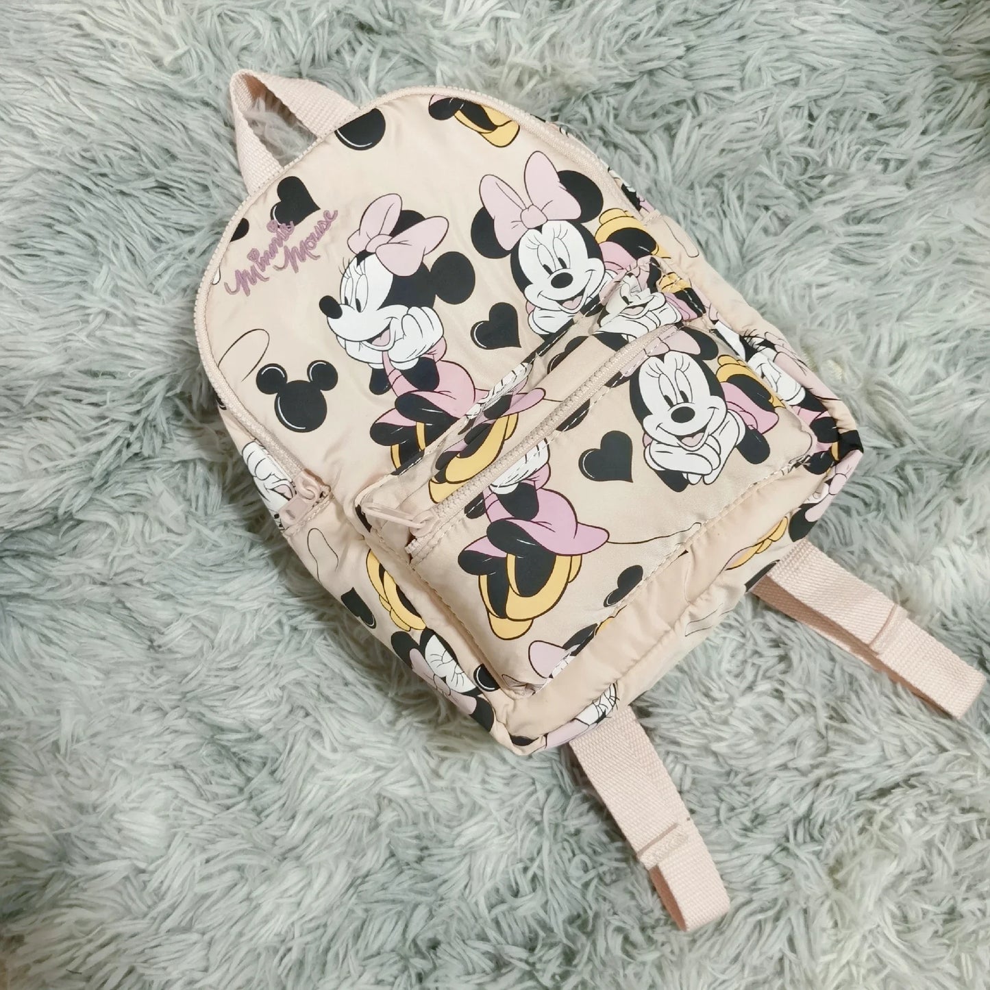 Disney Minnie Girls Backpack - High Quality Large Capacity School Bag - ZOOMNSTORE