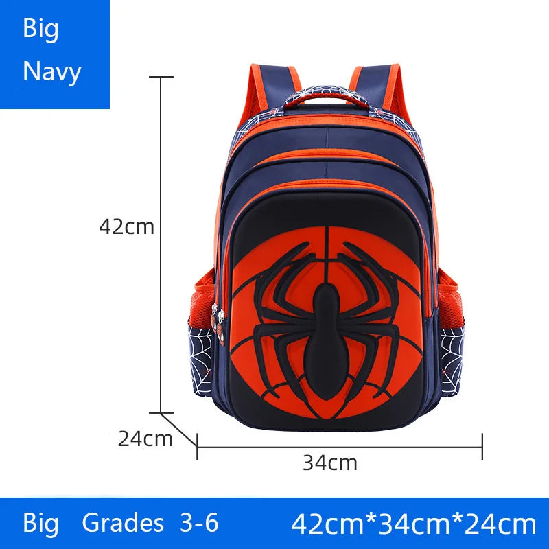 Spider Backpack Pencil Case Set - Waterproof School Bag for Boys - ZOOMNSTORE