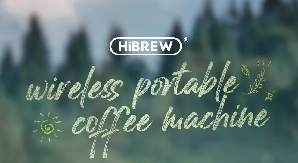 HiBREW Portable Wireless Espresso Machine - Car Home Coffee Maker for Nespresso Capsules - ZOOMNSTORE