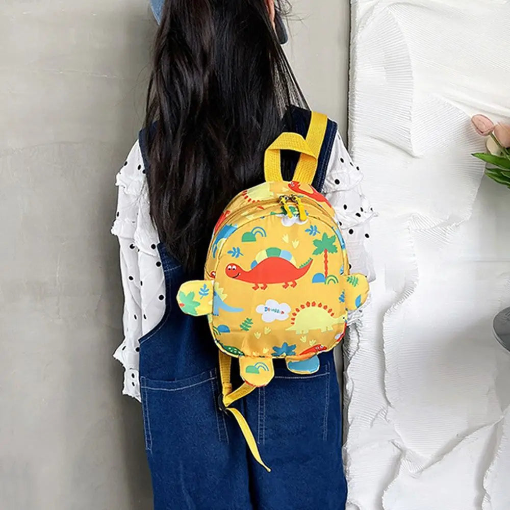 Kids Dinosaur Backpack - Kawaii Nylon Schoolbag for Boys and Girls - ZOOMNSTORE