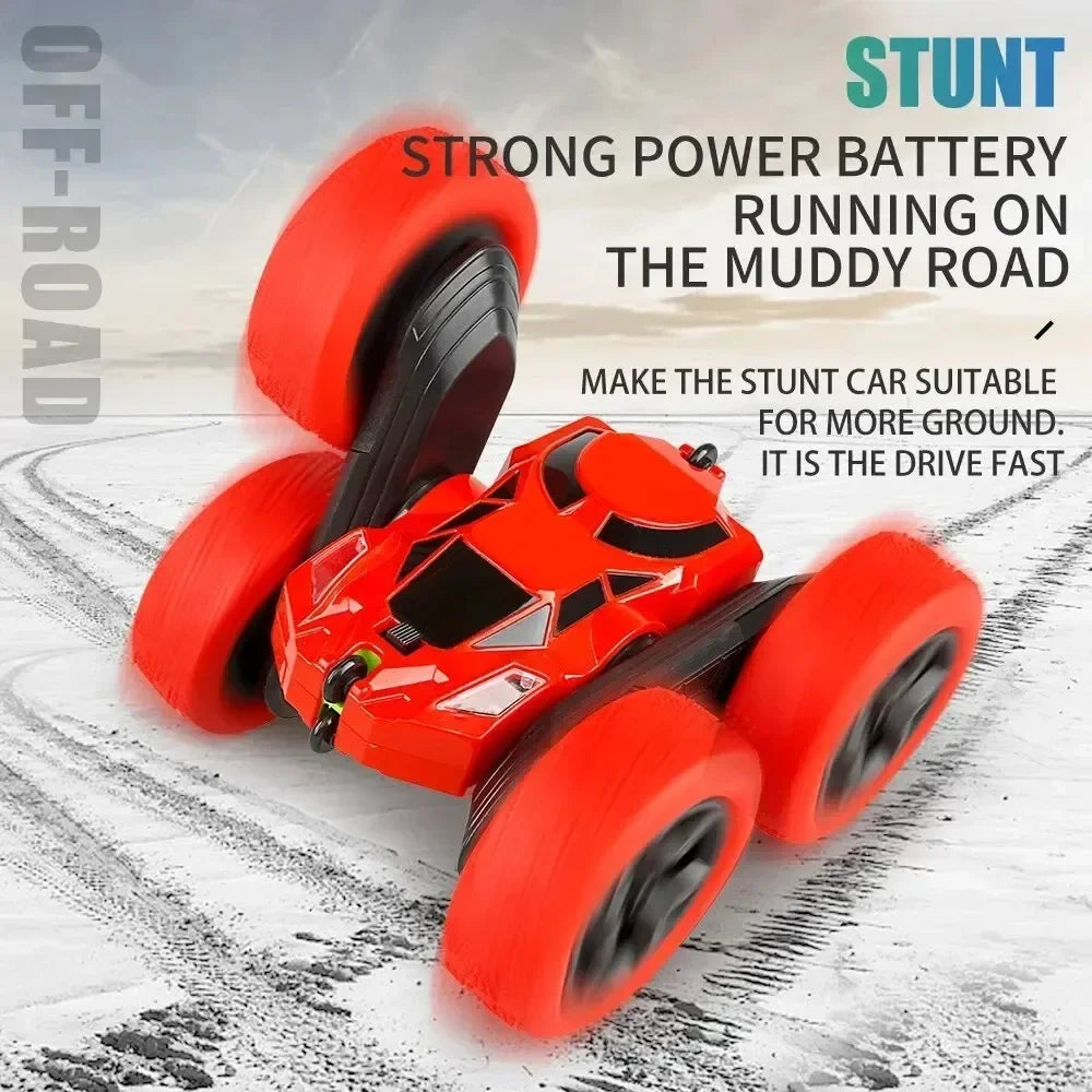 Remote Control Stunt Car - Double-Sided 360 Flip Drift Toy for Kids - ZOOMNSTORE