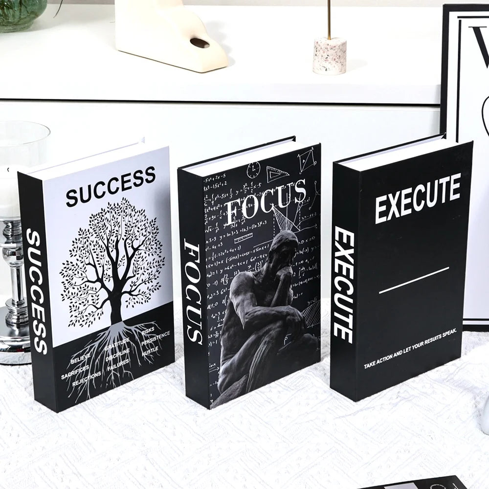 3Pcs Decorative Fake Books - Living Room Coffee Table Ornaments
