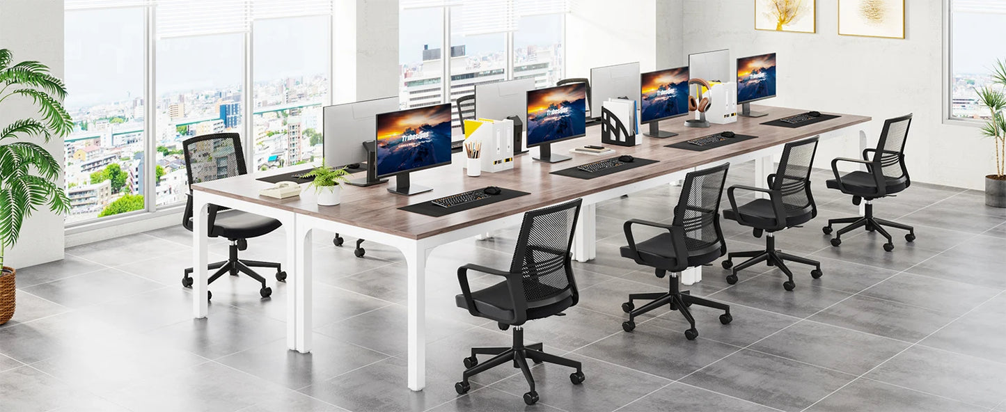 Extra Long Computer Desk – 78 Inch Double Person Desk | Home Office Workstation