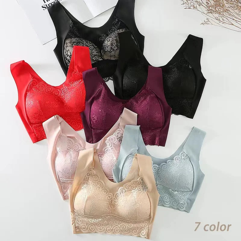 Seamless Large Size Underwear Women's Small Breasts Gather No Steel Ring On The Collection Auxiliary Breast Anti-sagging Bra - ZOOMNSTORE