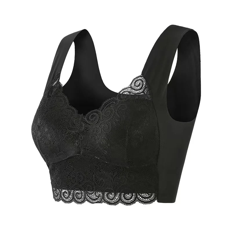 Seamless Large Size Underwear Women's Small Breasts Gather No Steel Ring On The Collection Auxiliary Breast Anti-sagging Bra - ZOOMNSTORE