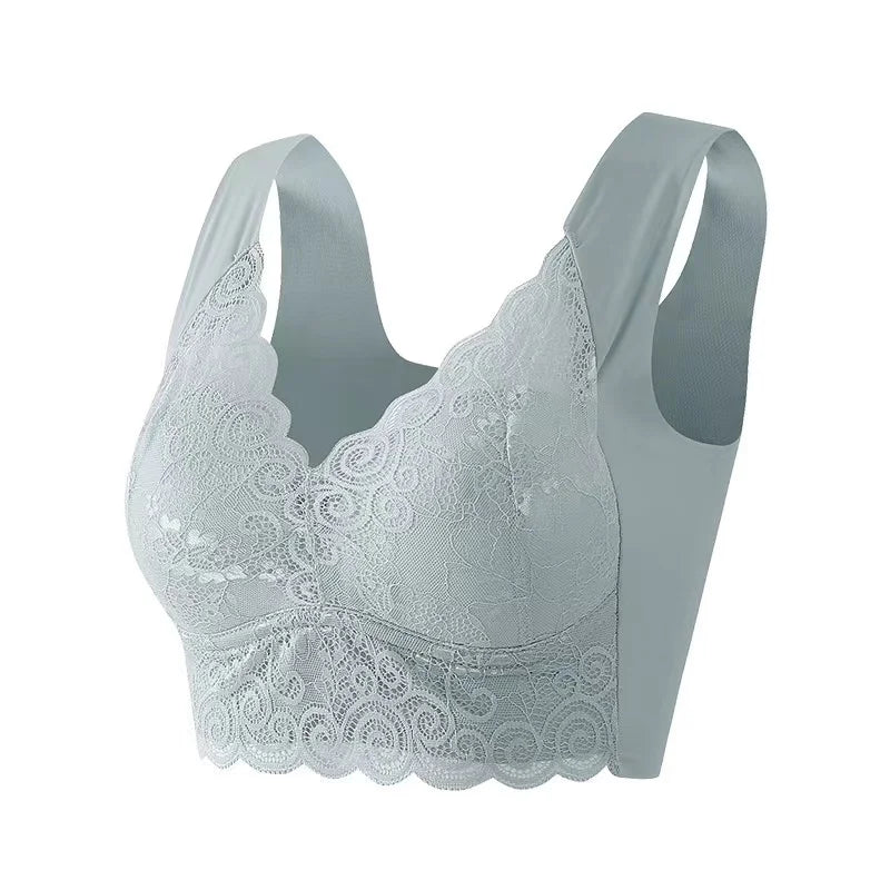 Seamless Large Size Underwear Women's Small Breasts Gather No Steel Ring On The Collection Auxiliary Breast Anti-sagging Bra - ZOOMNSTORE