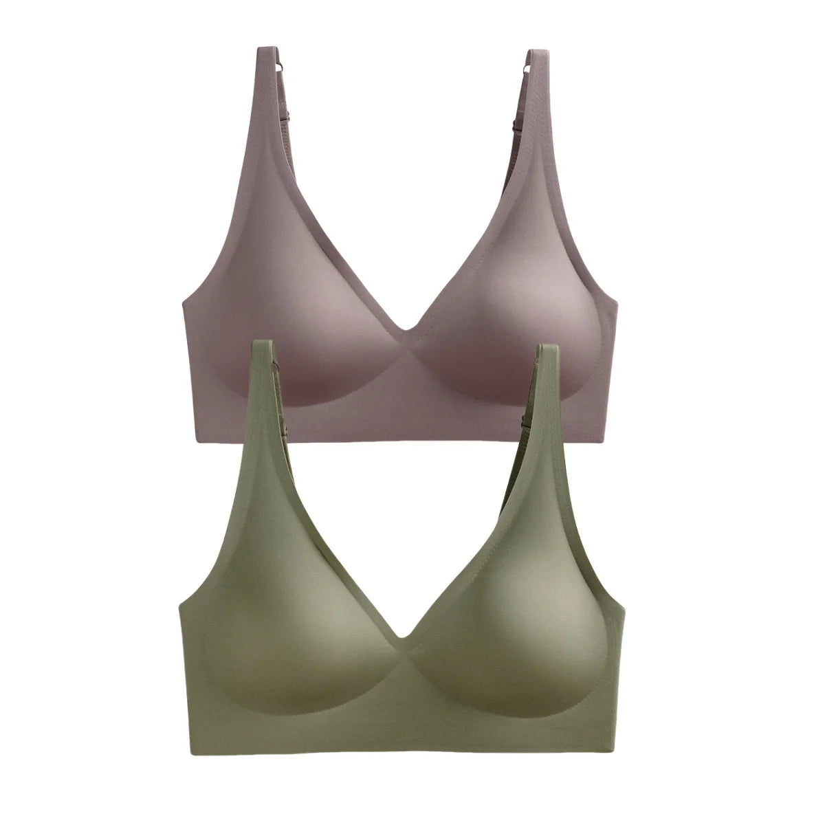 2Pcs/Set Seamless Bra Women Underwear Wireless Brassiere Soft Padded Intimate Female Push Up Sexy Lingerie Underwear Sleepwears - ZOOMNSTORE