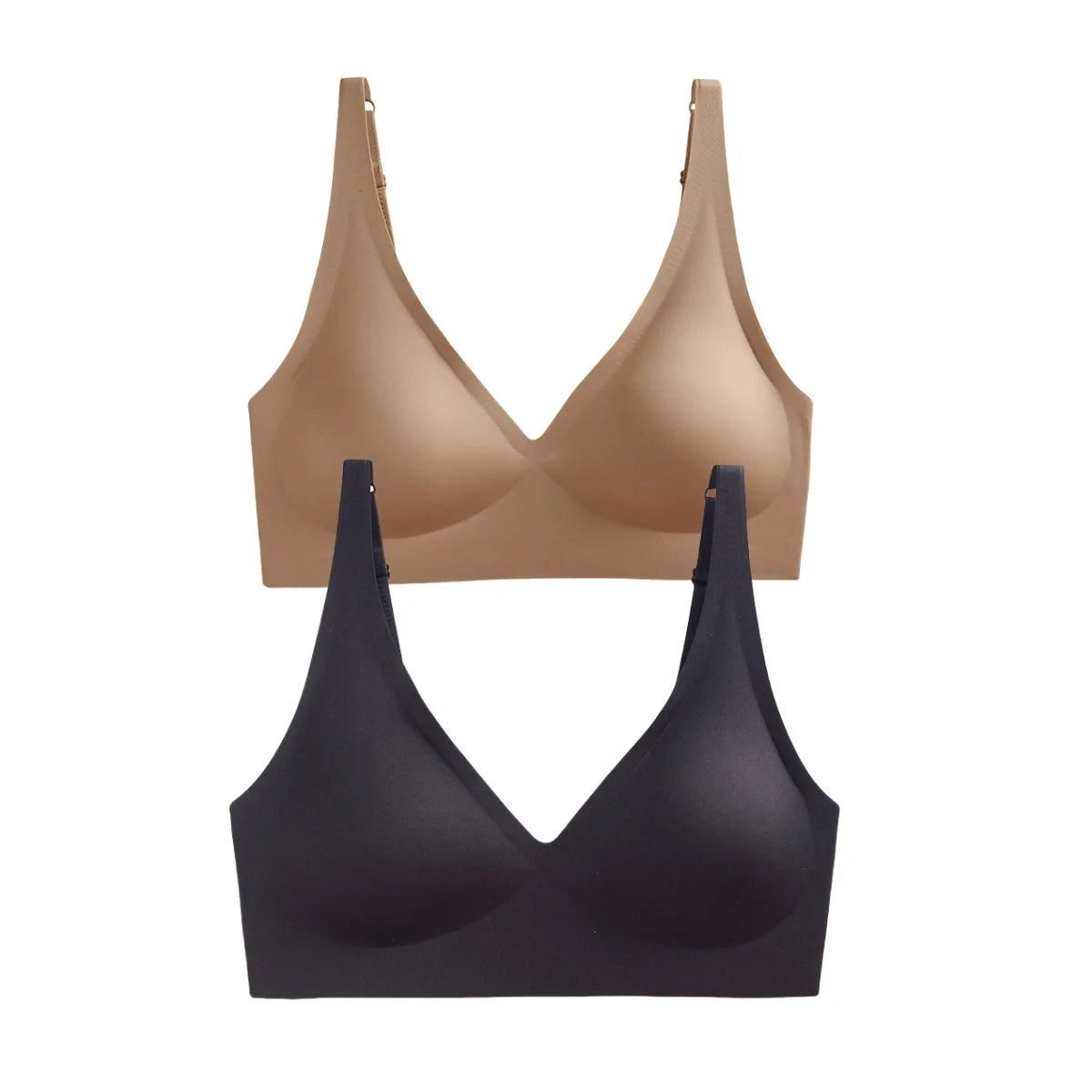 2Pcs/Set Seamless Bra Women Underwear Wireless Brassiere Soft Padded Intimate Female Push Up Sexy Lingerie Underwear Sleepwears - ZOOMNSTORE