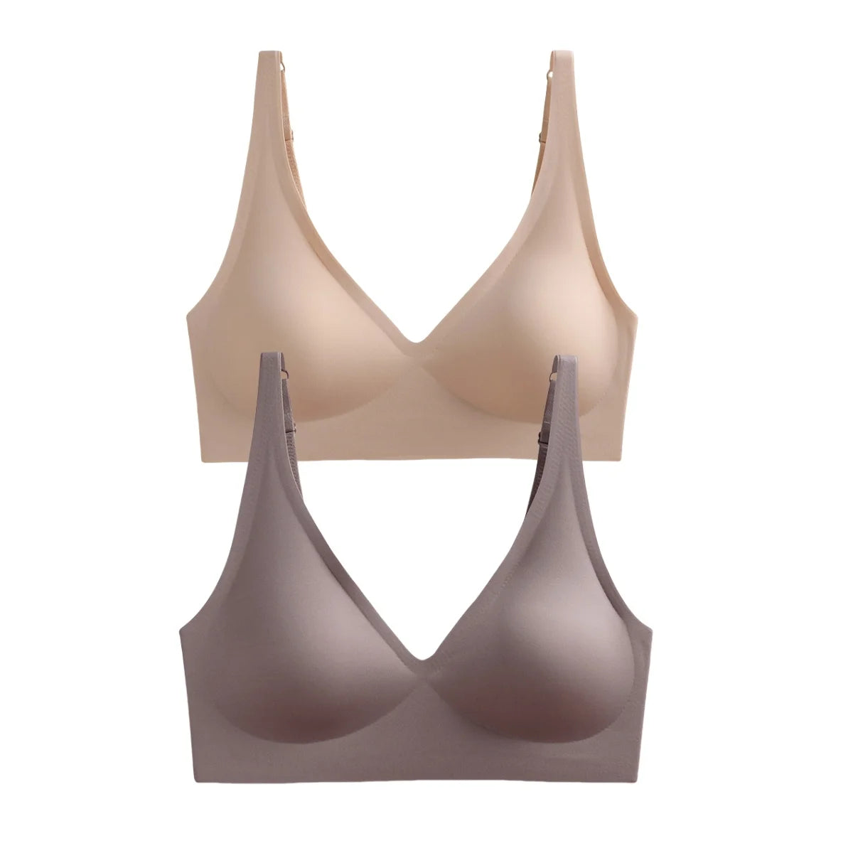 2Pcs/Set Seamless Bra Women Underwear Wireless Brassiere Soft Padded Intimate Female Push Up Sexy Lingerie Underwear Sleepwears - ZOOMNSTORE