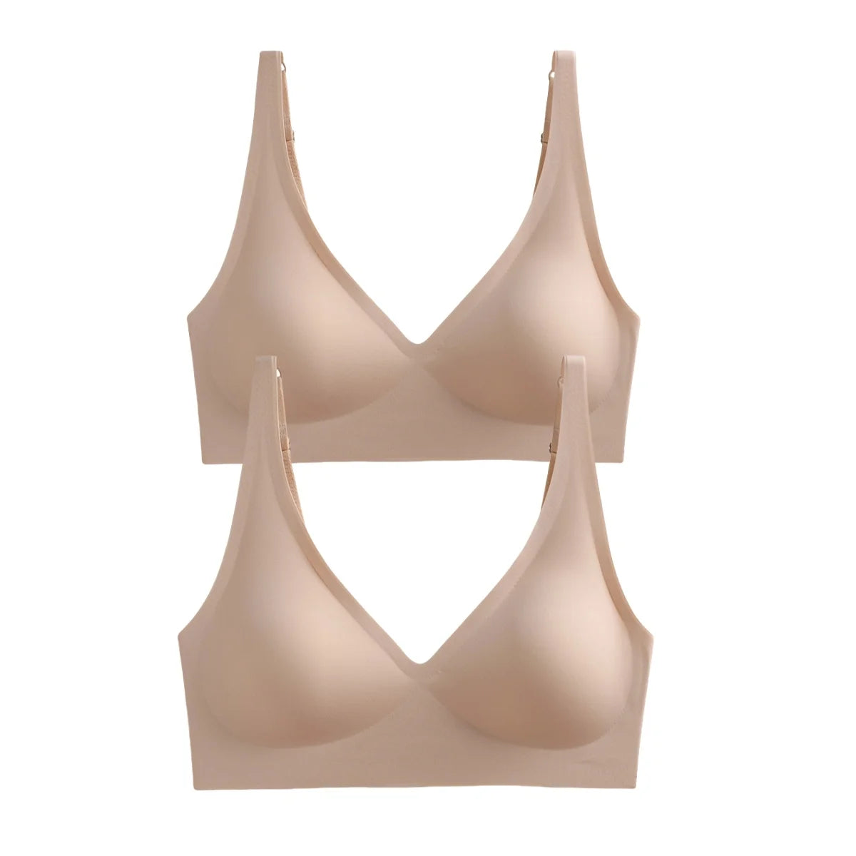 2Pcs/Set Seamless Bra Women Underwear Wireless Brassiere Soft Padded Intimate Female Push Up Sexy Lingerie Underwear Sleepwears - ZOOMNSTORE