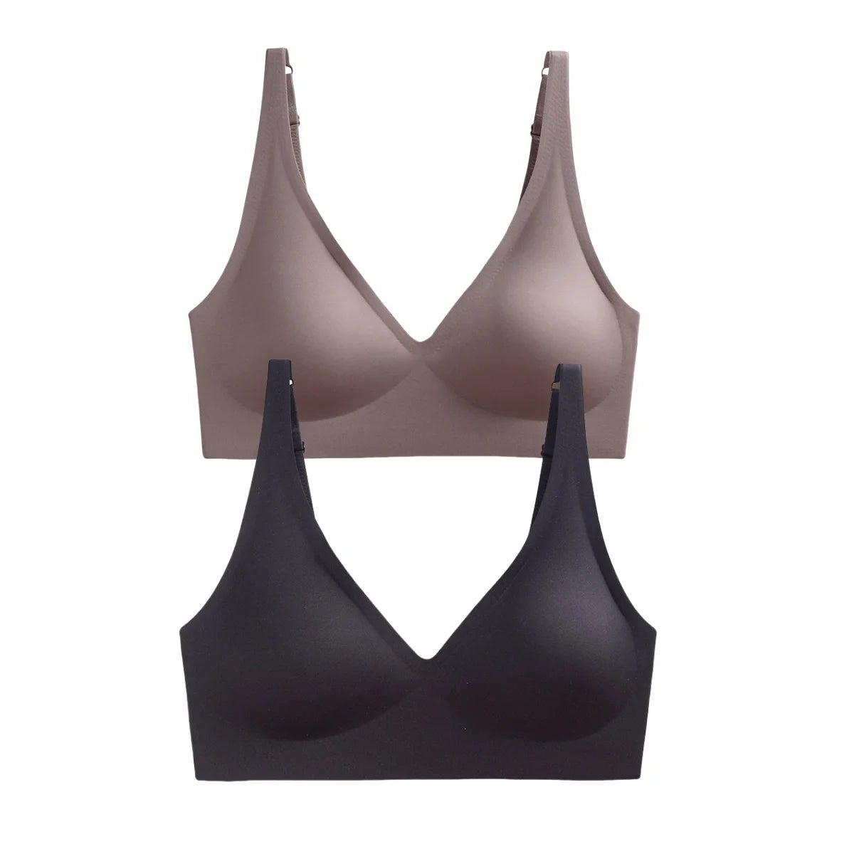 2Pcs/Set Seamless Bra Women Underwear Wireless Brassiere Soft Padded Intimate Female Push Up Sexy Lingerie Underwear Sleepwears - ZOOMNSTORE