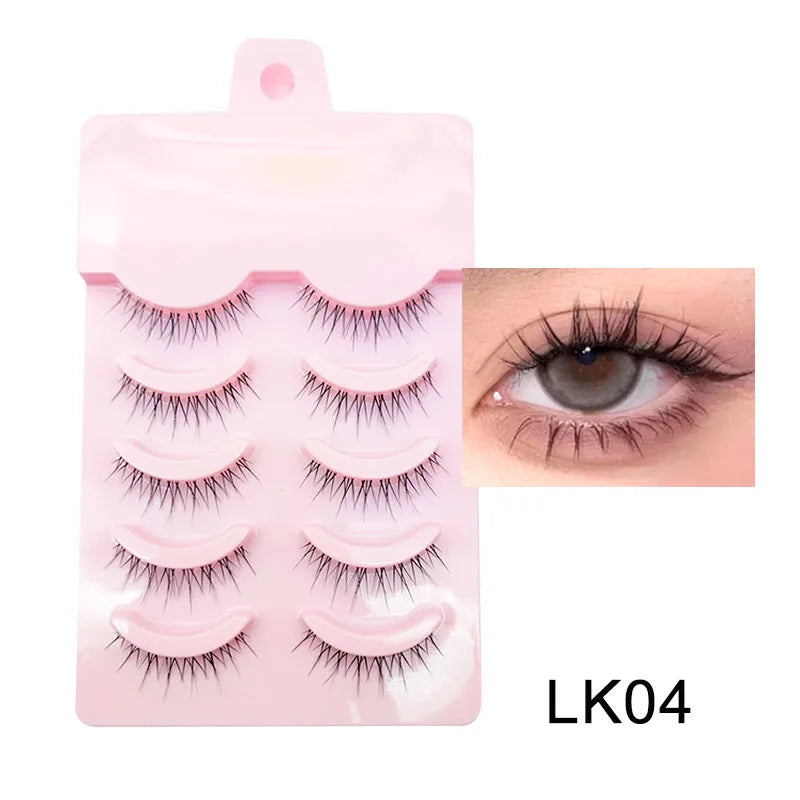 Manga Lashes - Soft Natural Thick False Eyelashes for Daily Makeup
