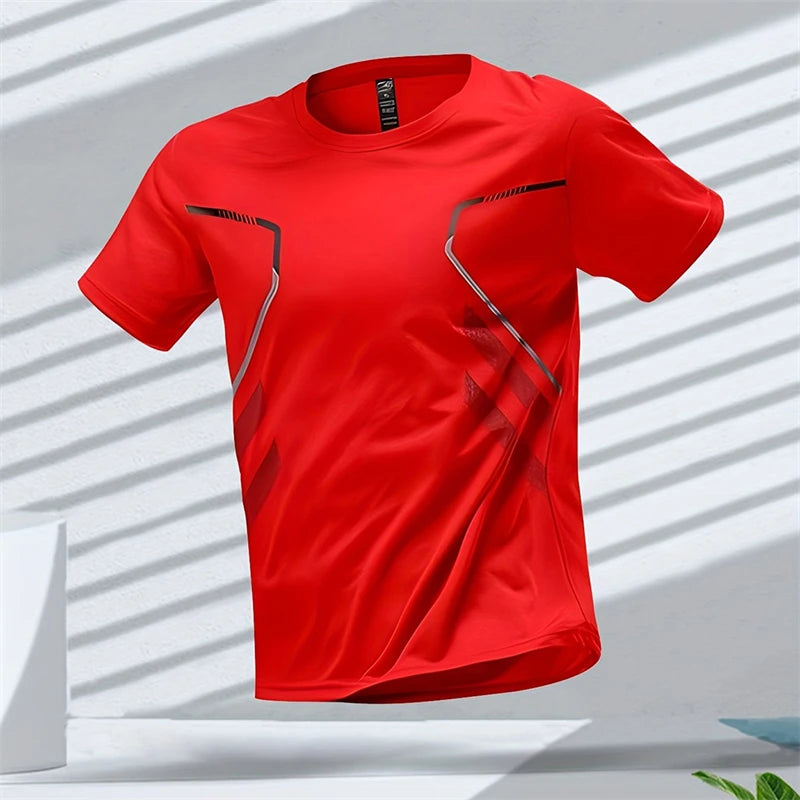 Men's Running T-Shirt – Quick-Dry Breathable Workout Tee