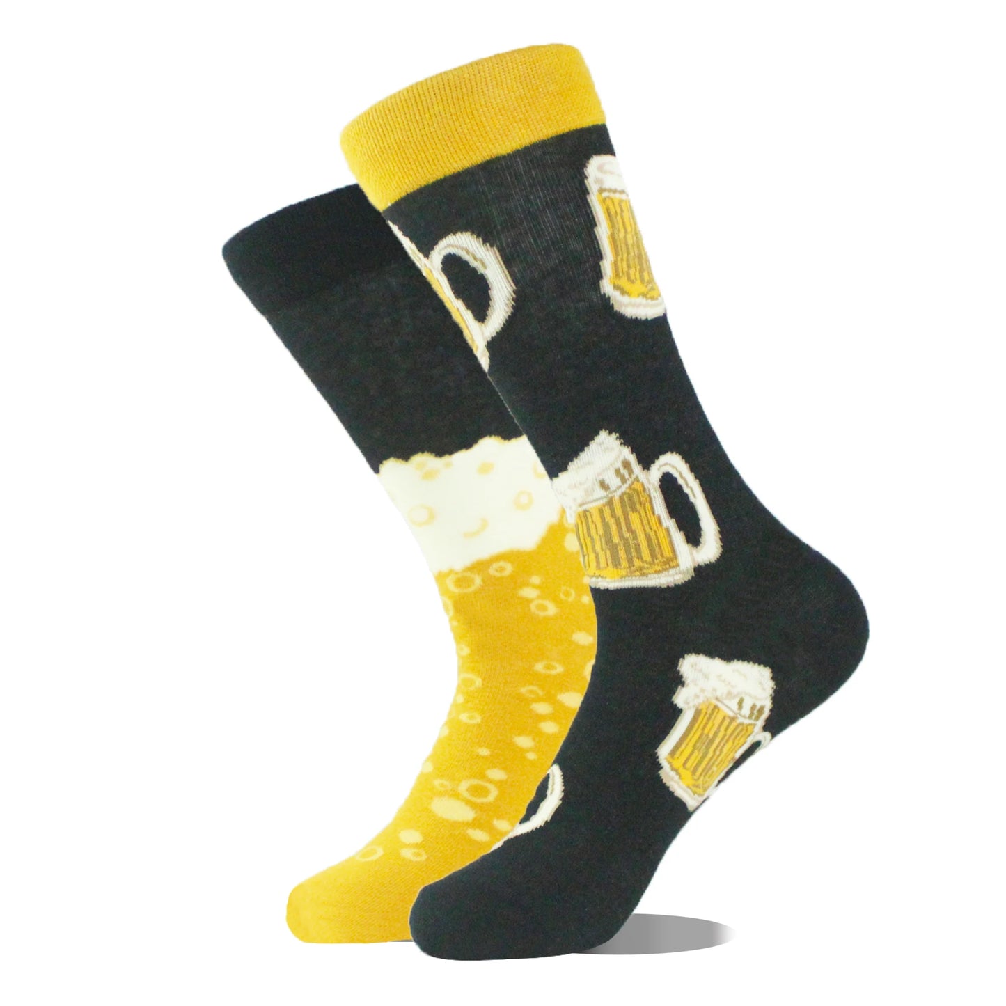 Funny Alien Shark Cotton Socks - Unisex Novelty Crew Socks