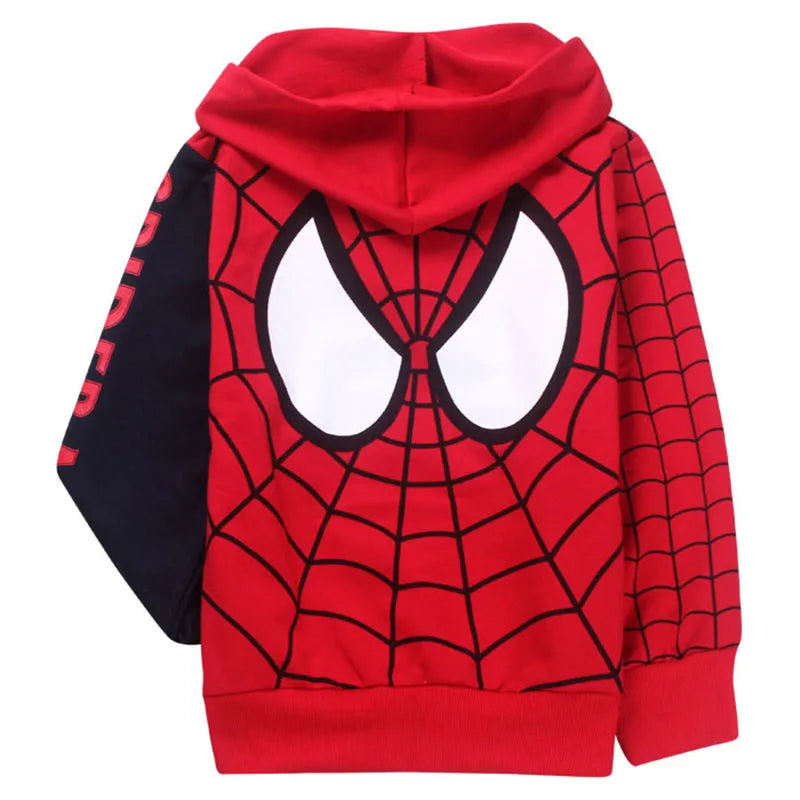 Spider-Man Halloween Hoodie - Boys Zipper Sweatshirt 2025