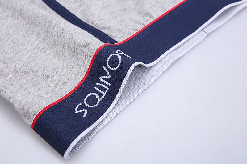 Mens Cotton Boxer Shorts - 4-Pack Underwear Set Soft and Comfortable