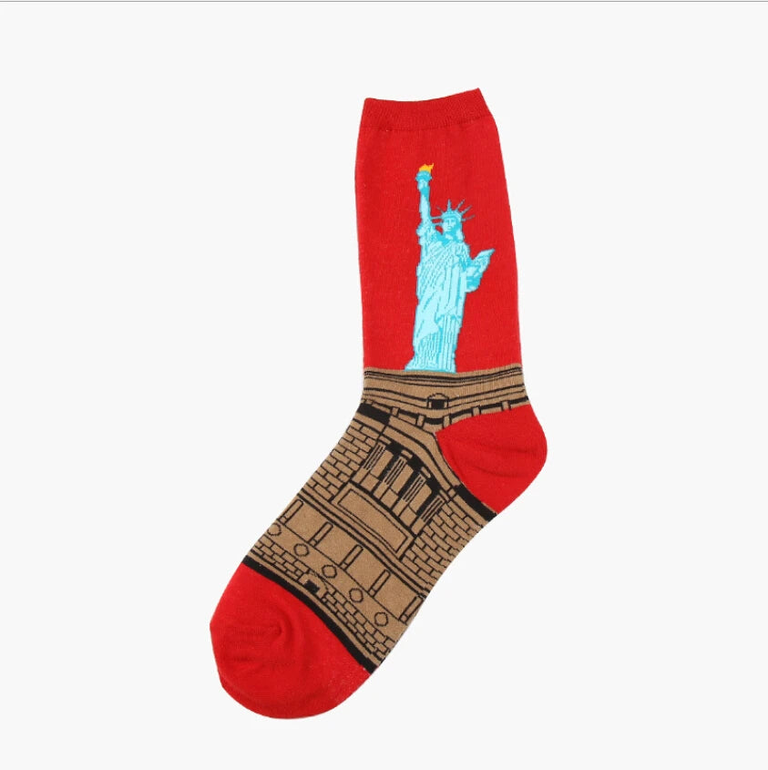 Van Gogh Art Socks - Retro Couple Socks for AutumnWinter - ZOOMNSTORE