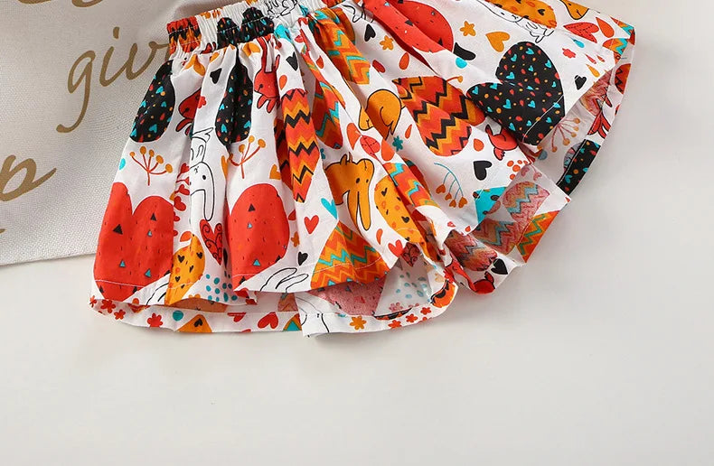 Kids Girls Skirt Shorts Summer Cotton Breathable Kids Skirt Pants Casual Baby Bloomers Children Short Pants Baby Stuff