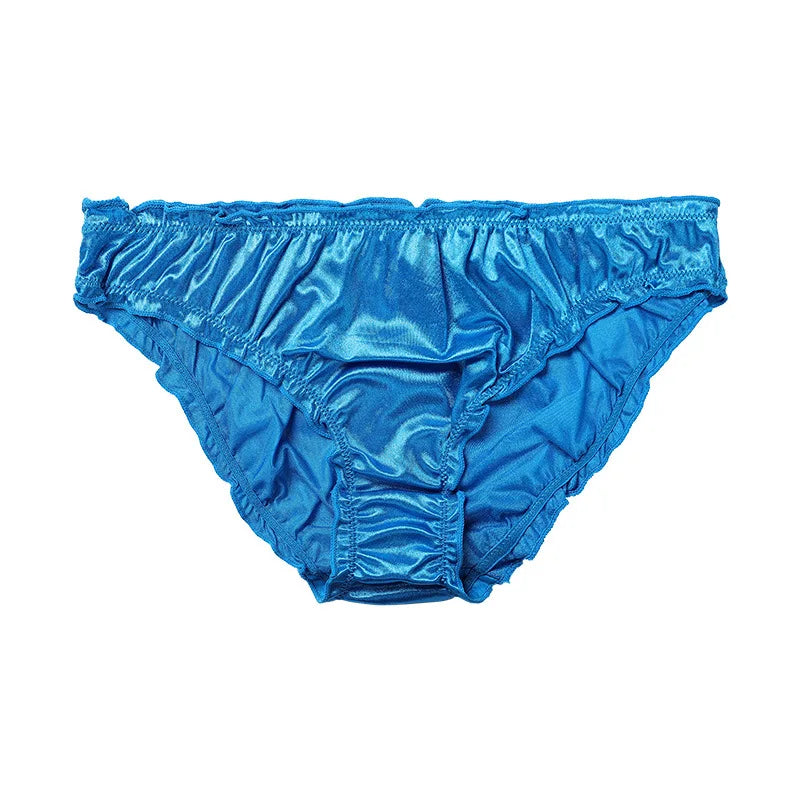 Sexy Low-Waist Satin Panties - Breathable Super Stretch Underwear - ZOOMNSTORE