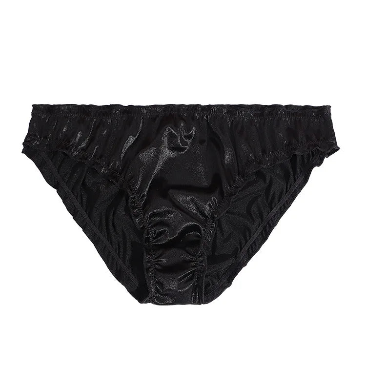 Sexy Low-Waist Satin Panties - Breathable Super Stretch Underwear - ZOOMNSTORE
