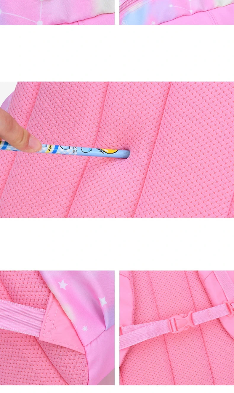 Kawaii Pink Girls Backpack - Cute Waterproof School Bag for Kids and Teens - ZOOMNSTORE